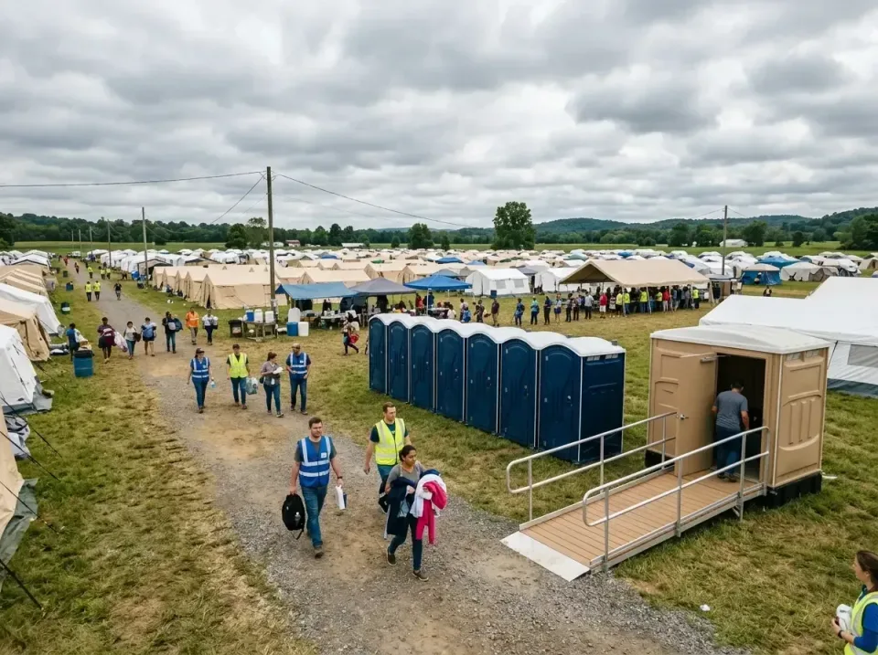 disaster-relief-camp-restrooms-010 — frequently asked questions, Dumpster & Portable Bathrooms Rental in Center Point, NM